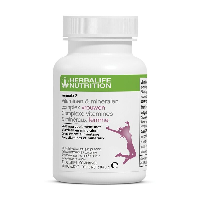 Formula 2 Vitaminen & Mineralencomplex Vrouwen 60 Tabletten