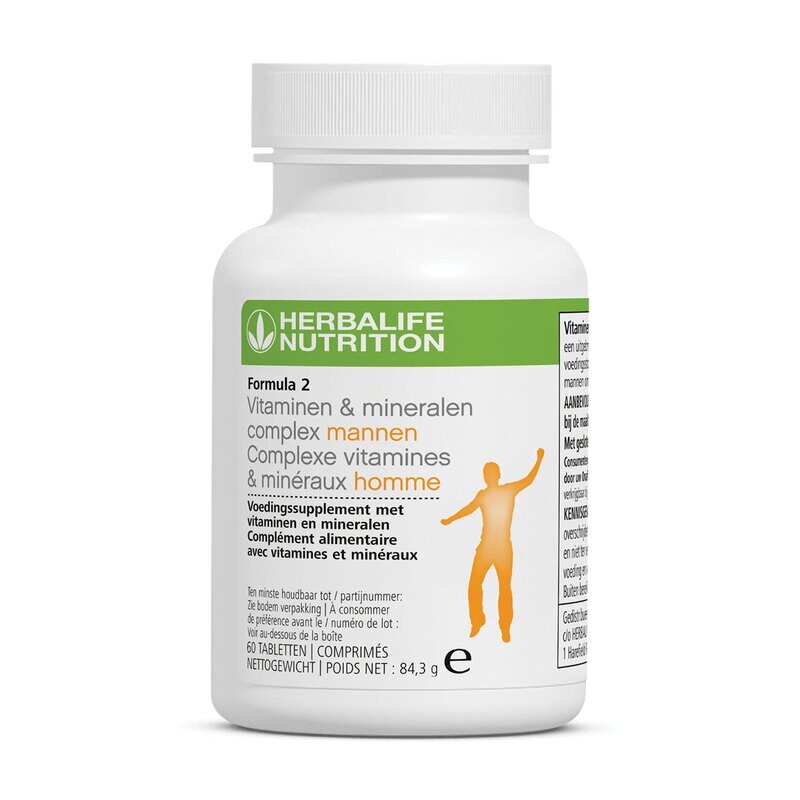Formula 2 Vitaminen & Mineralencomplex Mannen 60 Tabletten