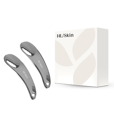Set van huidverzorgingsspatels