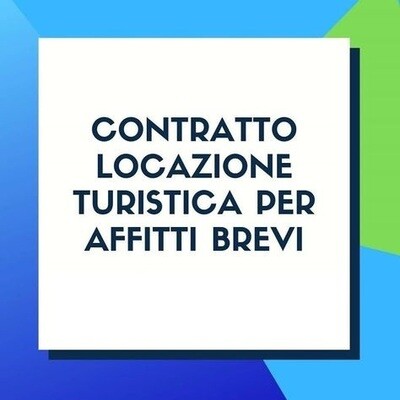 Contratto Locazione Turistica Affitti Brevi - Avv. Piunti / Dott. Andrea Peroni