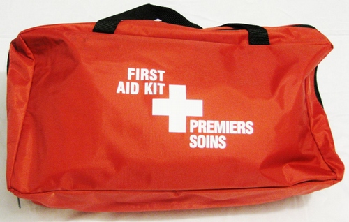 Trousse de premiers soins deluxe - Nylon rouge