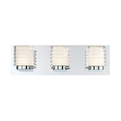 Ancona 3-Light LED Vanity Chrome Ancona 3-Light LED Vanity Chrome