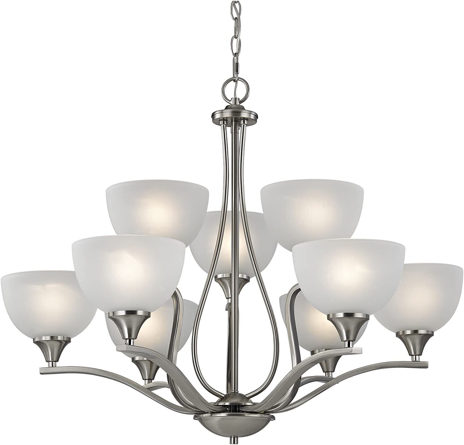 Bristol Lane Modern 9-Light Chandelier