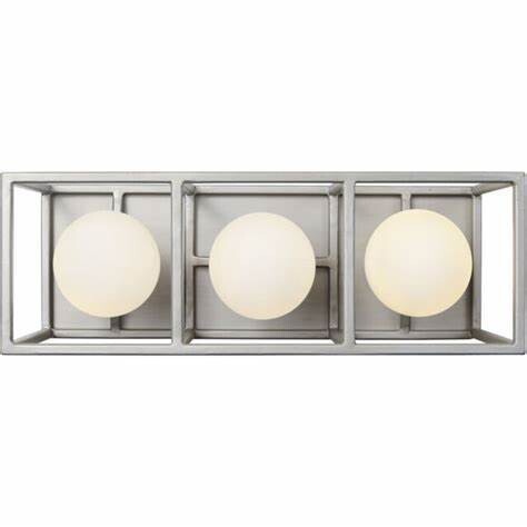 Plaza 3-Light  Vanity Silverado/Carbon
