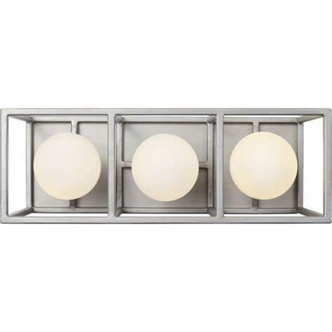 Plaza 3-Light Vanity Silverado/Carbon