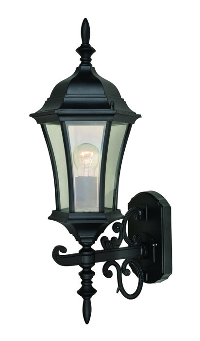 Classic Outdoor Wall Light Black