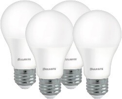 9W LED A19 Bulb 6500K 4-Pack Non-Dimmable 120V