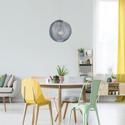 Della 1-Light Pendant Grey