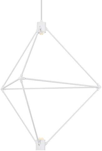 Candora Modern Contemporary Geometric 29 Chandelier LED - White