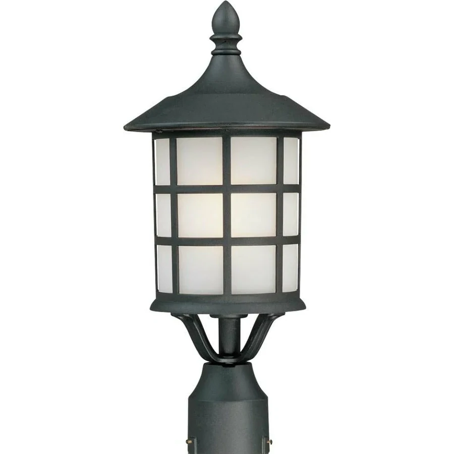 Mission Style Yorktown Outdoor Single Post 17&quot; H