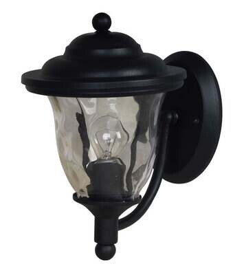 Outdoor1-Light Wall Lamp Black
