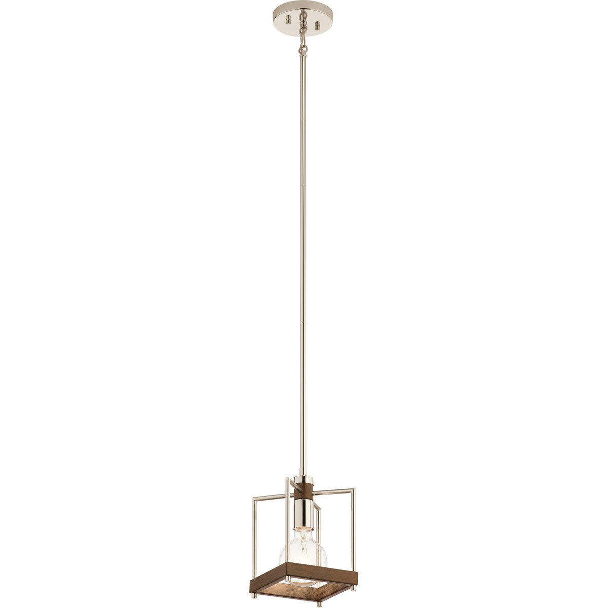 Modern Rustic Tanis Pendant Auburn Stained Finish