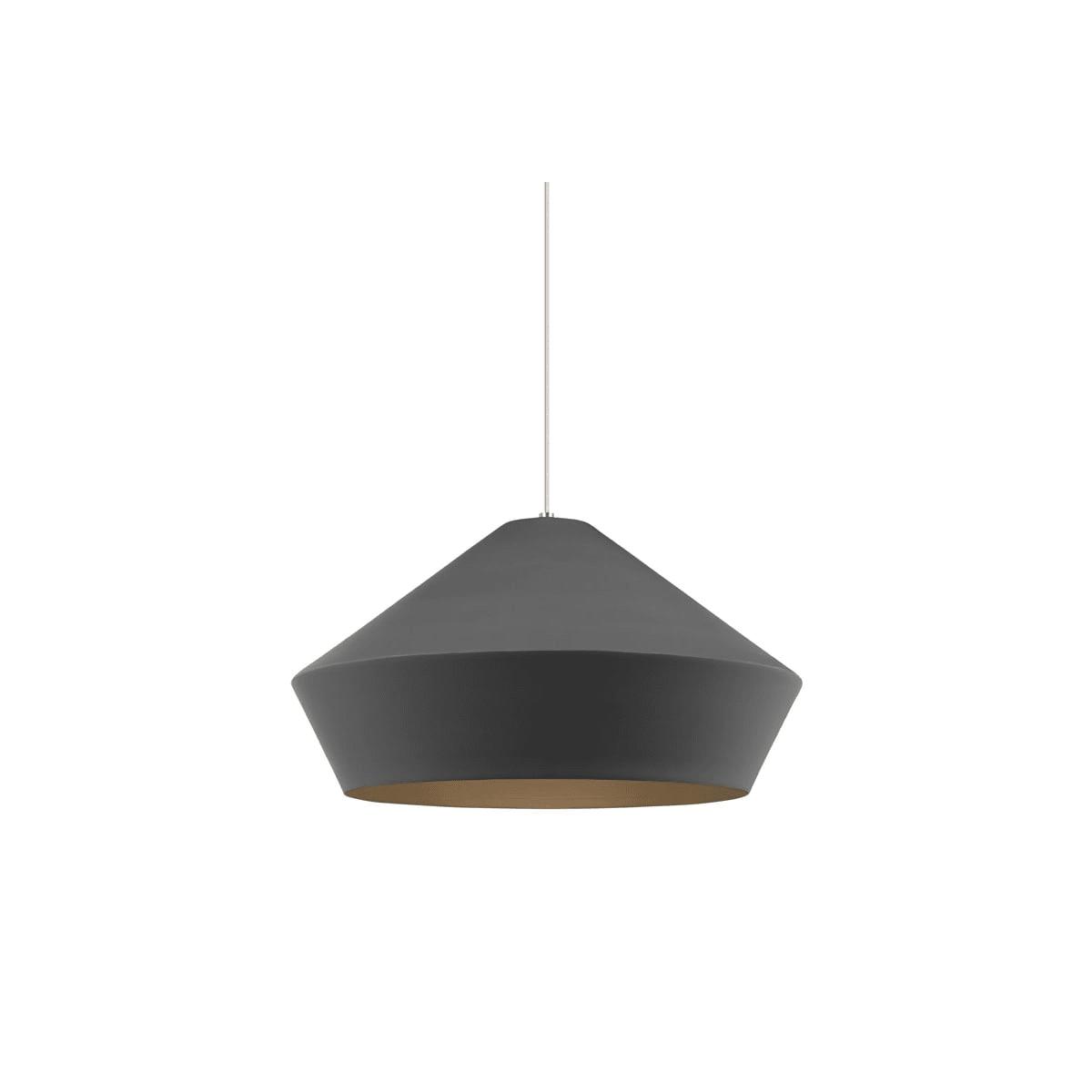 Brummel LED Grande 20" Pendant Grey