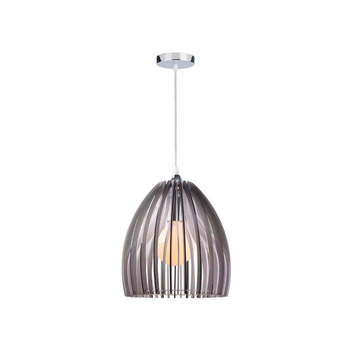 Modern 1-Light Pendant Dark Grey