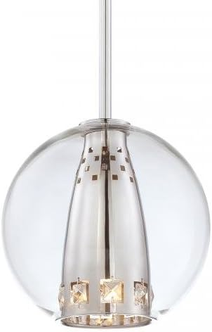 Contemporary Modern Bling Bang Pendant 1X35W Ch