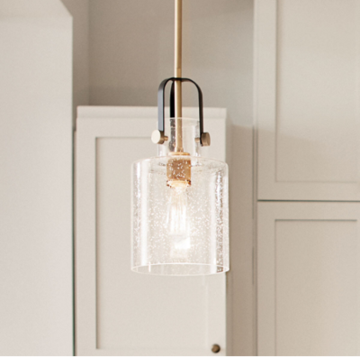 Kitner 1-Light Pendant Natural Brass
