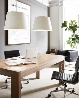 Henley LED 19" Contemporary Large Pendant White Metal