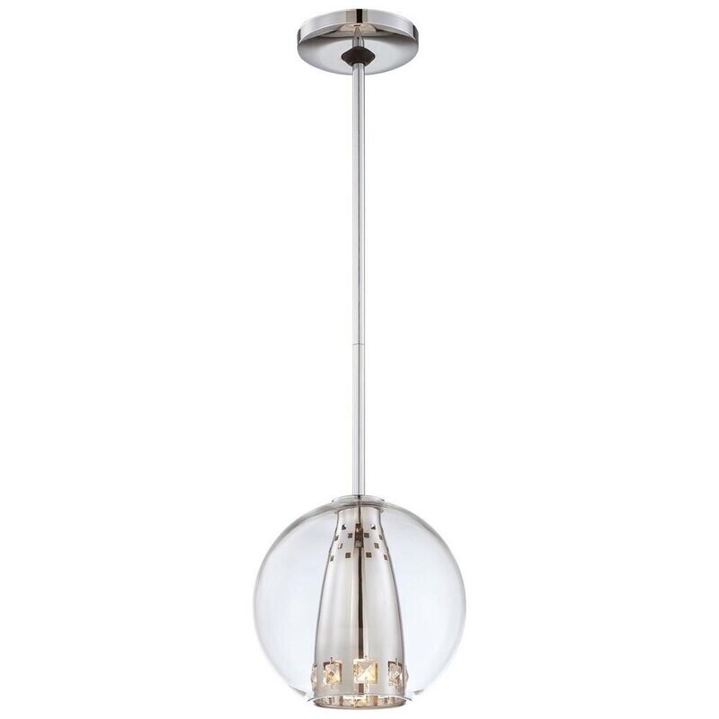 Contemporary Modern Bling Bang Pendant 1X35W Ch