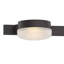 Good Lumens 3-Light LED Vanity with Frosted Glass Shades/Oil Rubbed Bronze Steel