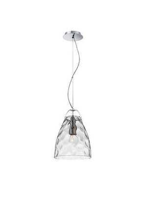 Amero 1-Light Small Pendant Chrome with Clear Blown Glass