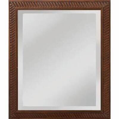 Everett Angled Carved Wood Wall Mounted Decorative Mirror 25
