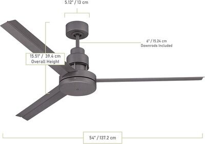 Mondo 54" Ceiling Fan Espresso