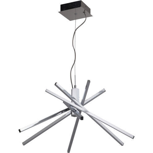 Pinnacle Contemporary LED Chandelier Chrome