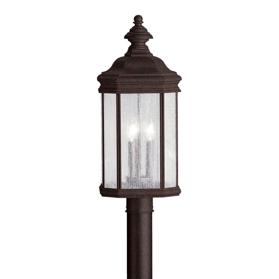 Kirkwood 3-Light Post Light Tannery Bronze