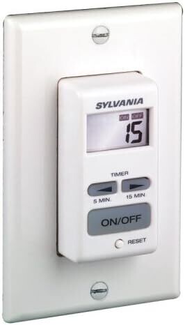 15-Minute Auto Shut Off Timer 20 Amp