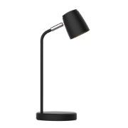 LED Desk Lamp Black and Chrome