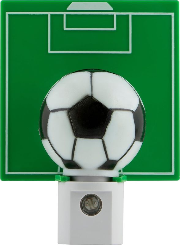 Night Light with LED Soccer Shade and Auto On/Off