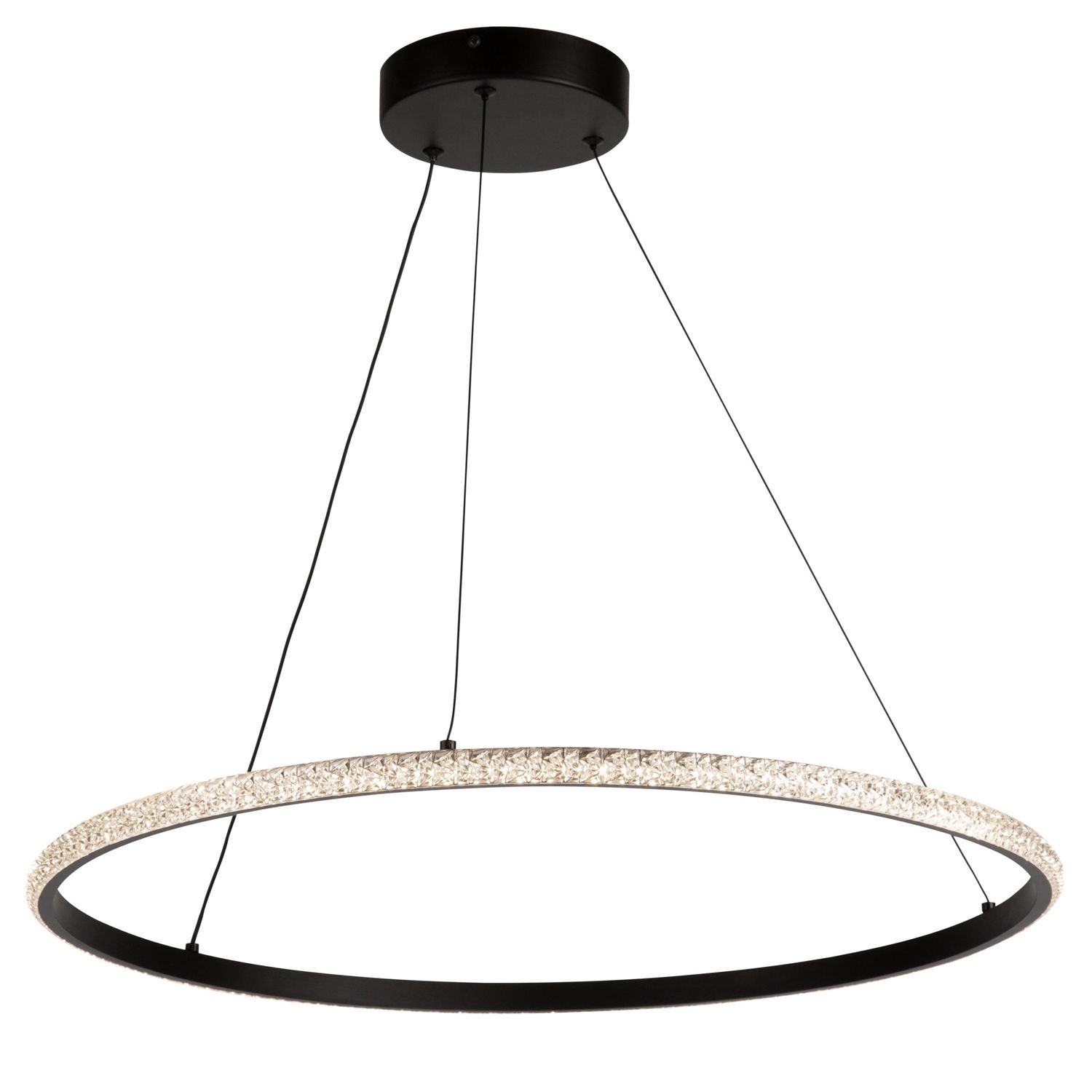 Nova Large LED Pendant Black