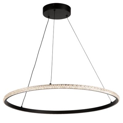 Nova Large LED Pendant Black