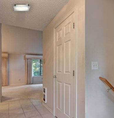 Contemporary Vision Square Flush Mount Brushed Steel and Frosted Glass