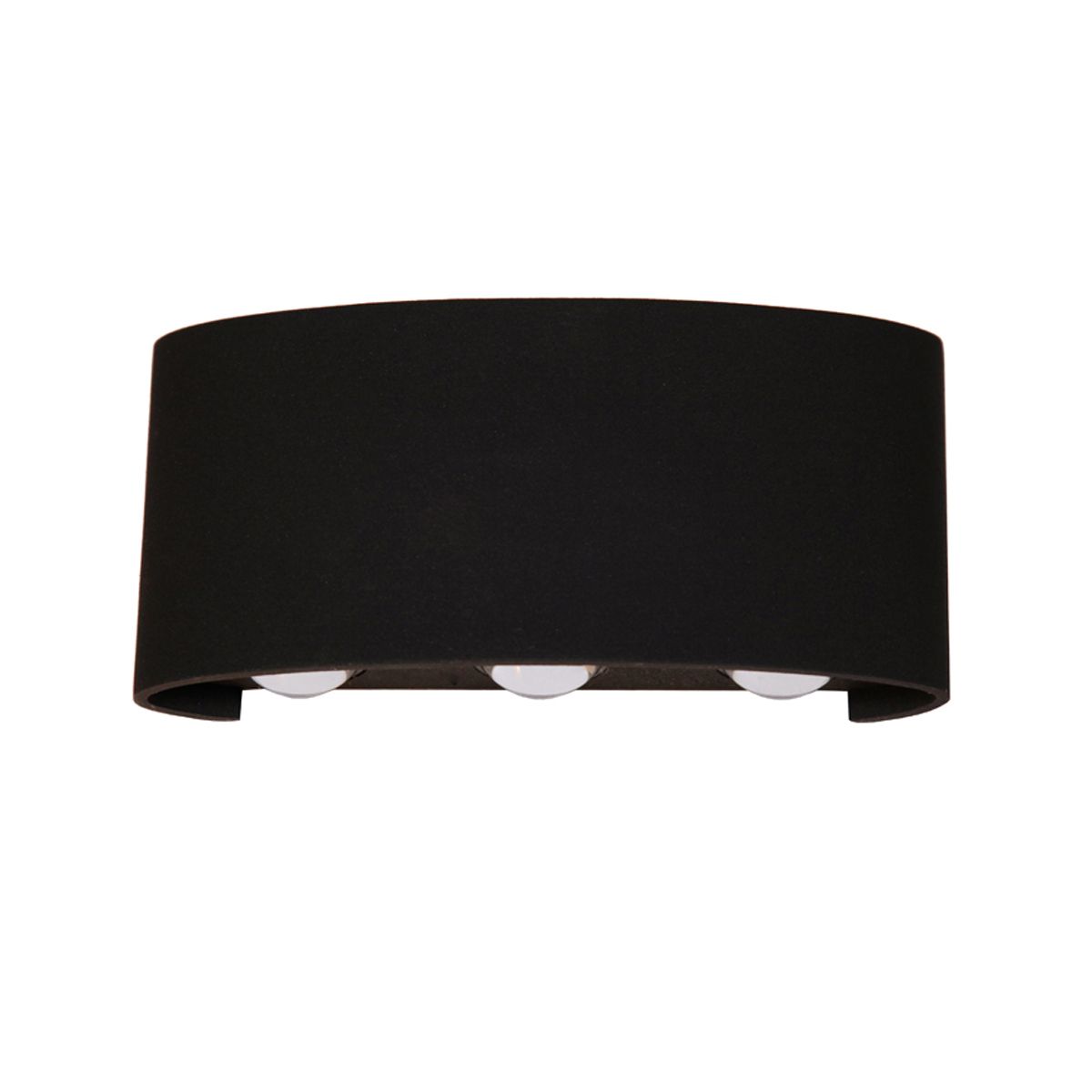 Architectural Up and Down Indoor/Outdoor Wall Light Black