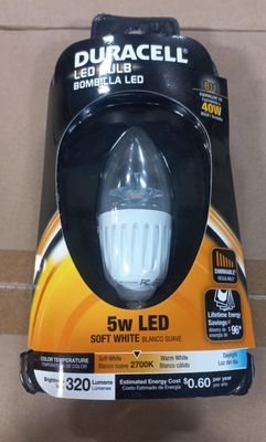 5W LED B11 Bulb 2700K E12 Dimmable
