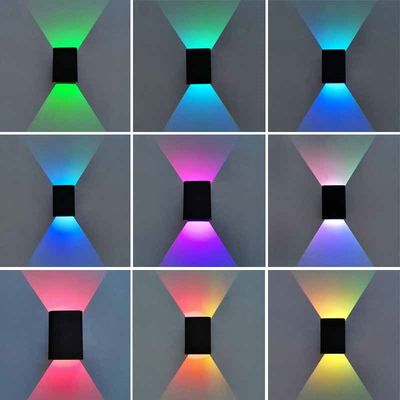 Indoor Colour Changing Up/Down Wall 5W LED RGB  with Remote Control