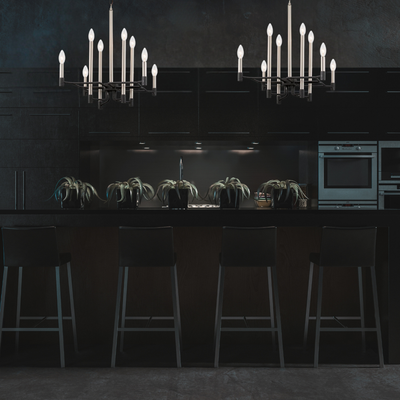 To Circuit With Love 8-Light Chandelier