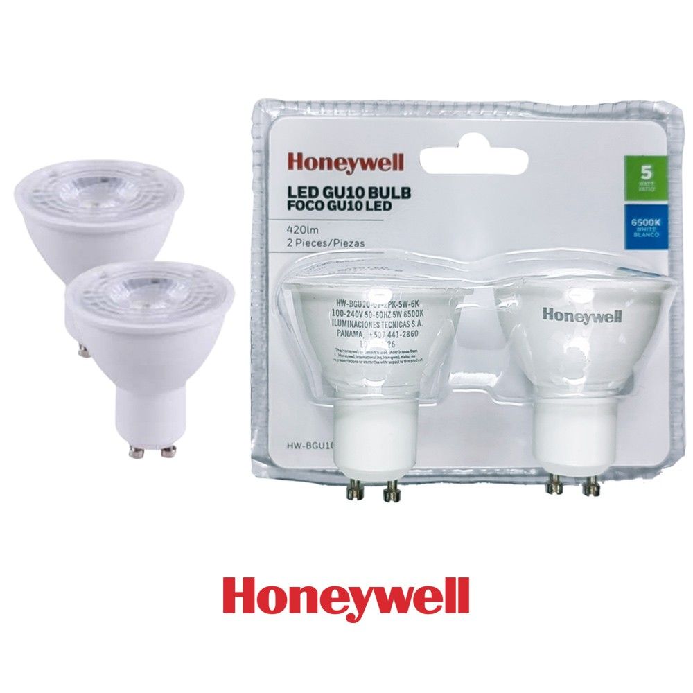5W LED MR16 GU10 6500K Non-Dimmable 2-PACK