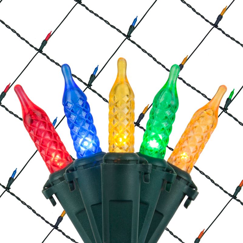 100 LED Christmas Mini Light Indoor/Outdoor Net Lights 4X6 MULTI