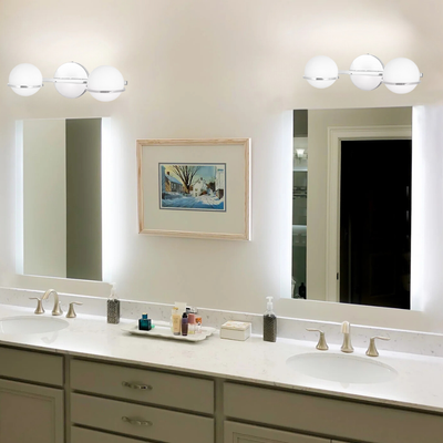 Modern 2-Light Sofia Vanity Polished Chrome