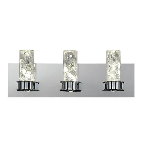 Modern Glam  Crystal York Vanity Chrome 20.5&quot; Wide