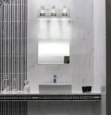 Modern Glam Crystal York Vanity Chrome 20.5" Wide