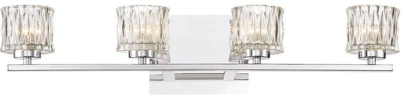 Guelph LED 4-Light Vanity Wall Light LED 3000K Chrome Guelph LED 4-Light Vanity Wall Light LED 3000K Chrome