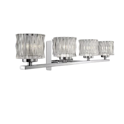 Guelph LED 4-Light Vanity Wall Light LED 3000K Chrome
