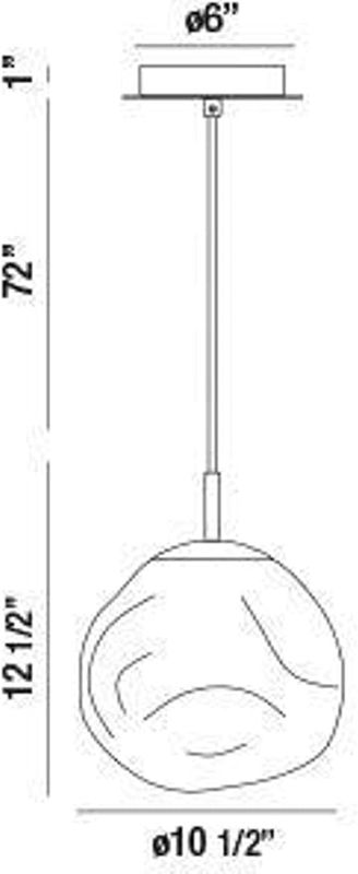 Contemporary 1 Light Bankwell Pendant - 10.5 Inches Wide by 12.5 Inches High, Copper