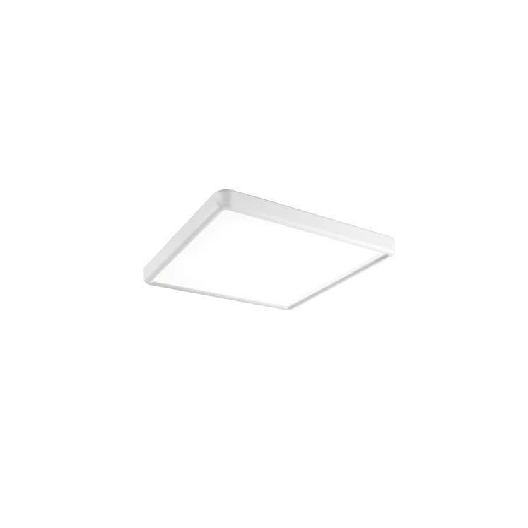 Grok Net Polyurethane/Aluminium Matte White Ceiling Light