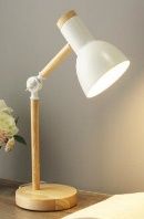 Modern Study Desk Lamp White