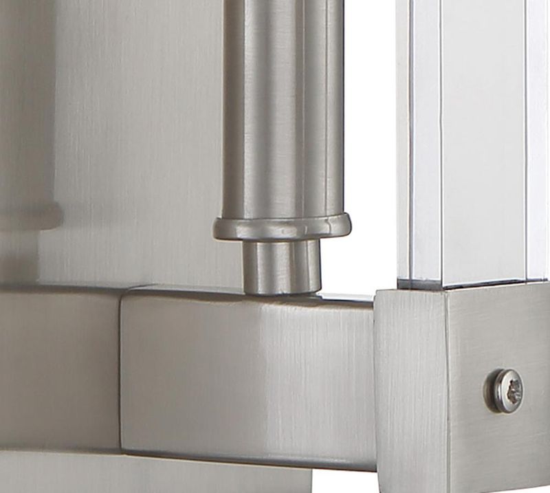 Contemporary Halcyon Wall 1X60W Satin Nickel