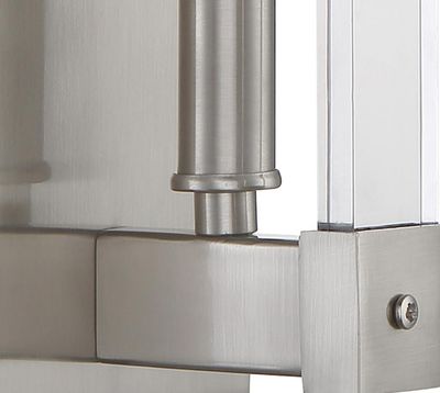 Contemporary Halcyon Wall 1X60W Satin Nickel